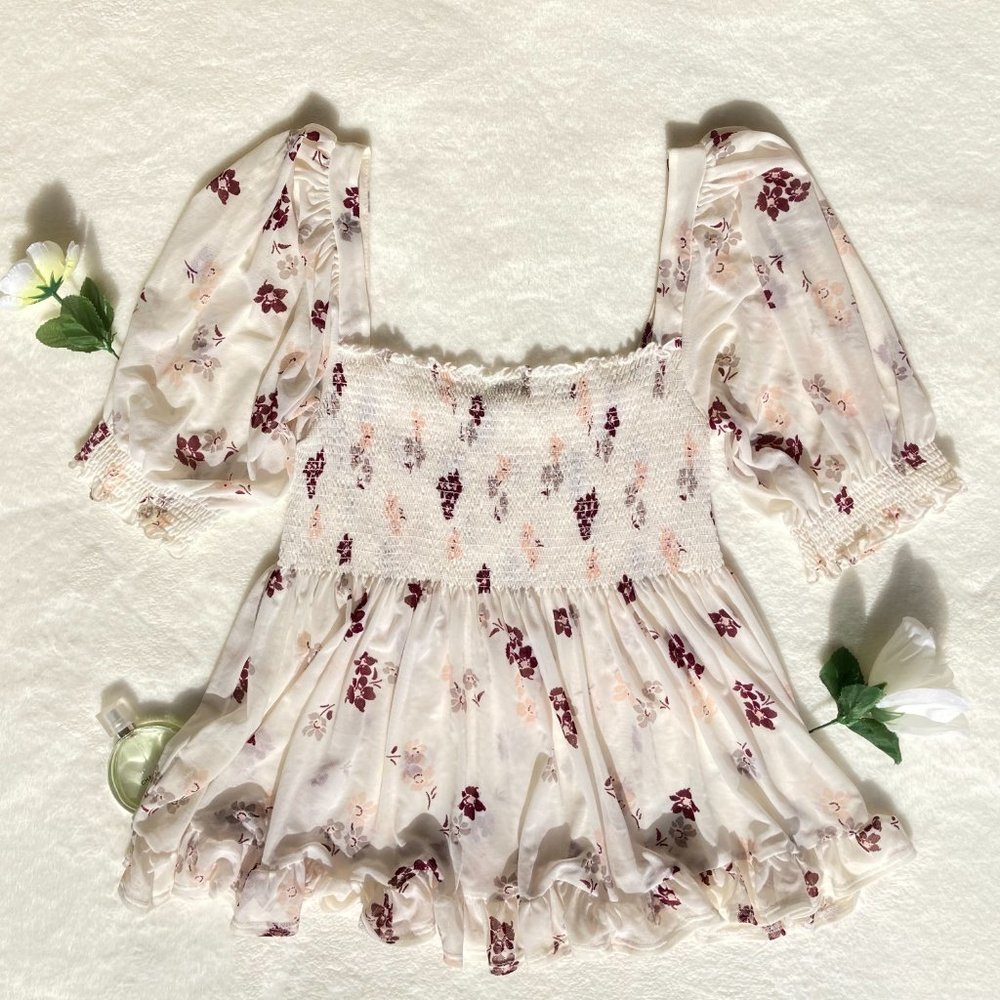 Free People Delta Dawn Floral Top - Picture 7 of 10